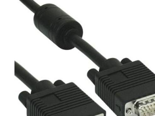 InLine 17723B, 7 m, VGA (D-Sub), VGA (D-Sub), Svart, Guld, Hane/Hane