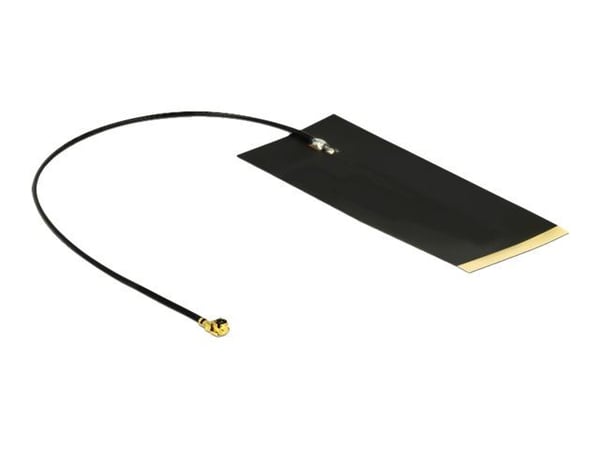 DeLOCK LPWAN antenni MHF I plug -2,63 dBi 1,13 15 cm FPC sisäinen itseliimautuva - Antenni - Älykäs koti - -2,63 dBi - liimakiinnitys - musta