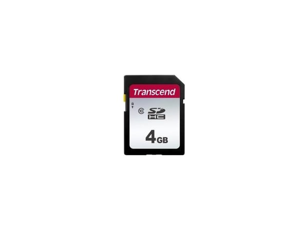 Transcend 300S - Flash-minneskort - 4 GB - Class 10 - SDHC