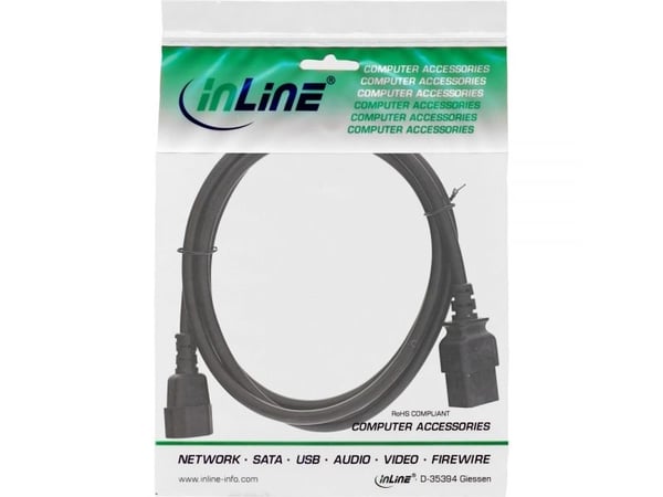 InLine 16659I, 0,5 m, C14 liitin, C19 liitin, H05VV-F