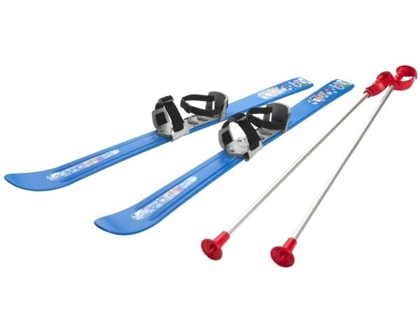Skridskor för barn 90 cm med pinnar, blå Skridskor för barn 90 cm med pinnar, blå