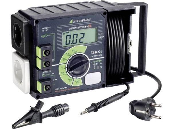 Gossen Metrawatt METRATESTER 5+ apparattester VDE-standard 0701-0702