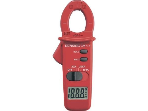 Benning 044061 digital strøm­tang CAT III 600 V, visning (tall): 2000