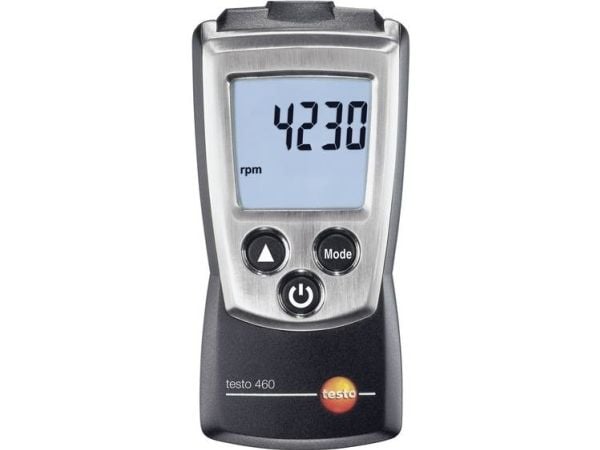 Testo 460, Kannettava, Kontaktiton, Digitaalinen, 100 - 29999 RPM, Musta, Hopea, 0,02%