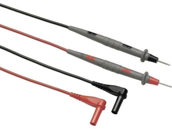 Fluke TL71-1, Testausjohdin, Musta, Harmaa, Punainen, CAT II, 1000 V, 10 A, CSA