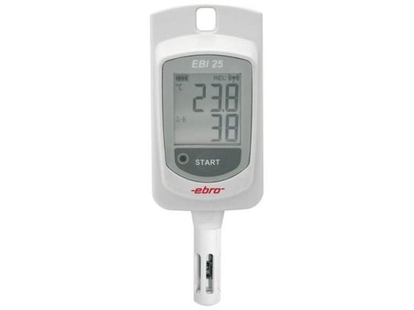 ebro 1340-6202 EBI 25-TH multi-datalogger - måler temperatur og luftfuktighet - -30 til 60 °C, 0 til 100 % RF