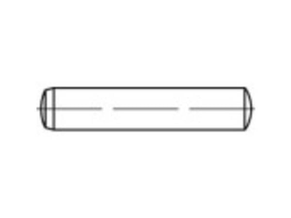 TOOLCRAFT 103580 Sylinterit (Ø x L) 14 mm x 60 mm Paksuus 25 stk