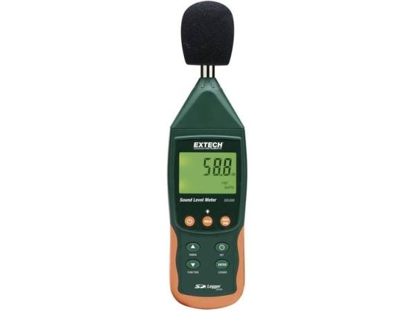 Lydnivå-måleapparat Extech SDL600 31.5 Hz - 8000 Hz 30 - 130 dB Kalibreret Fabriksstandard
