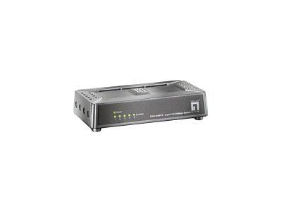 LevelOne FSW-0508TX - Switch - 5 x 10/100 - stasjonær