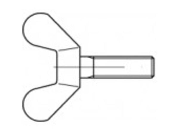 Toolcraft 106355, Bolter, Metall, Universell, M8, 12 mm, 100 stykker
