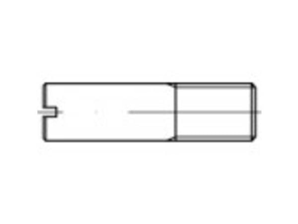 TOOLCRAFT 106544 Skaftskruvar M10 stål 50 st