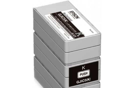 Epson GJIC5(K): Ink cartridge for ColorWorks C831 and GP-M831 (Black), Väriainepohjainen muste, 1 kpl
