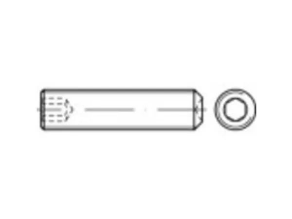 TOOLCRAFT pinolskrue M12 25 mm stål galvanisert 100 stk