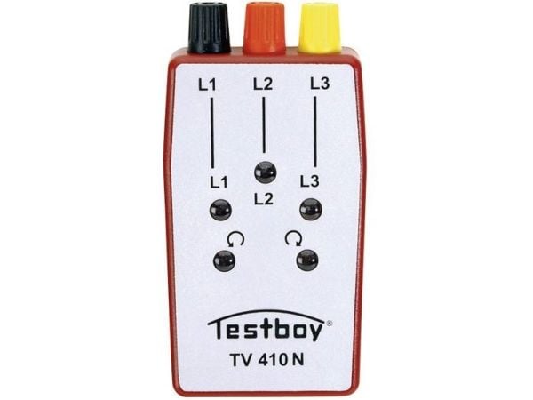 Testboy TV 410 N dreiefelt-måleapparat CAT II 400 V LED