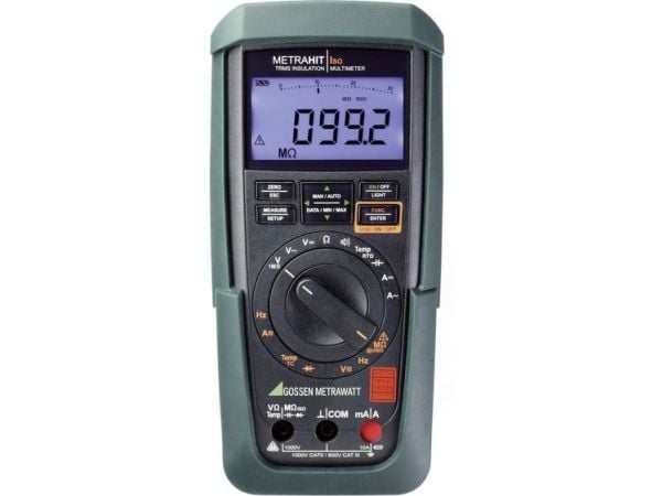 Gossen Metrawatt Metrahit Iso isolasjonsmåler 3.1 GO 50 V/100 V/250 V/500 V/1000 V