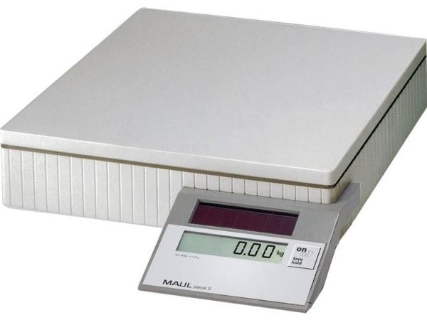 MAUL Solar Parcel Scale MAULparcel S grey 50 kg,, Elektronisk postvekt, 50 kg, 50 g, 100 g, Grå, 30 cm