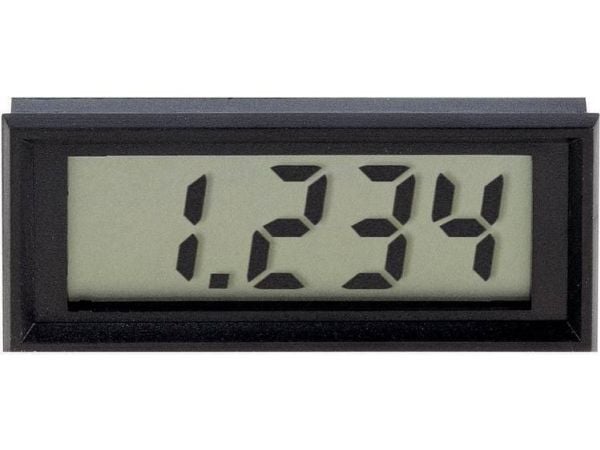 VOLTCRAFT 70004 Digitalt måleapparat til indbygning LCD-mittari 70004 ± 199,9 mV