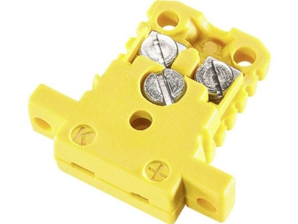 B + B Thermo-Technik 0220 0005 Miniatyyri termopari liittimet Keltainen Sisältö: 1 kpl