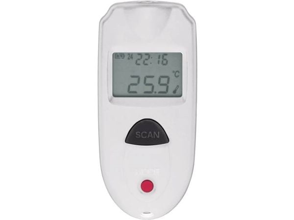 VOLTCRAFT IR 110-1S, 33 mm, 14 mm, 73 mm, 22 g, Sort, Hvit, F,°C