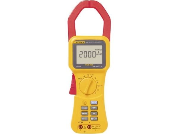 Fluke 355, CAT III 1000V, CAT IV 600V, 814 g, Sort, Rød, Gult