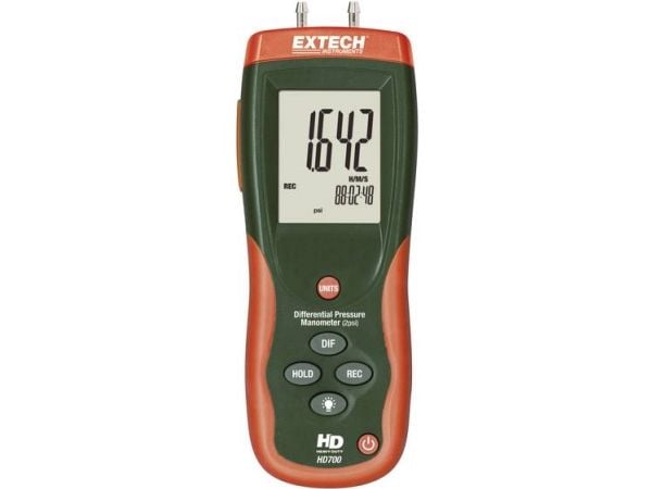 Extech HD700 Trykmålingsudstyr Lufttryk 0 - 0.1378 bar