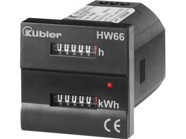 Kübler HW66 M 230 VAC Vekselstrømsmåler mekanisk 16 A MID-godkendelse: Ja 1 stk