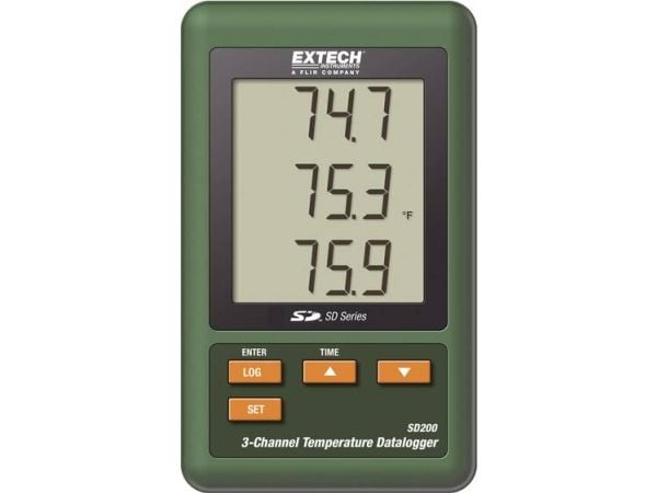 Temperatur-datalogger Extech SD200 Mål Temperatur -100 till 1300 °C