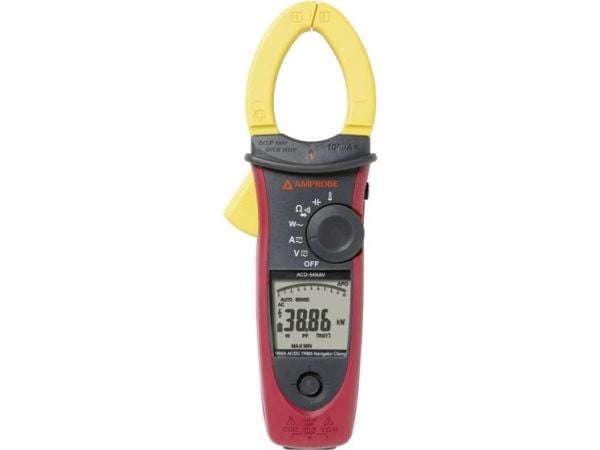 Beha Amprobe 3729989 strømtang håndholdt multimeter digital CAT III 1000 V, CAT IV 600 V (visning: 10000)