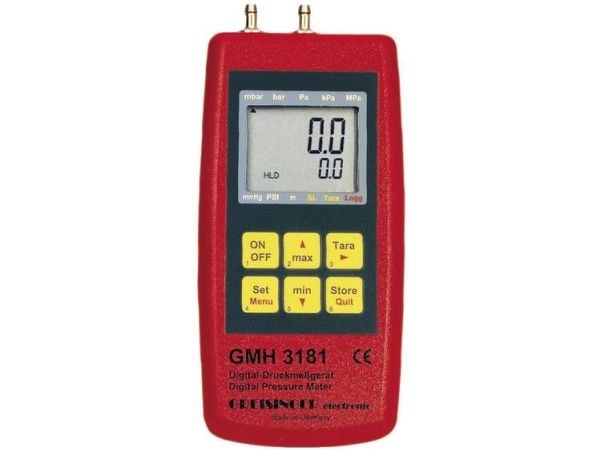 Greisinger GMH 3181-07 trykkmåleutstyr lufttrykk ikke-aggressive gasser, korrosive gasser -0,01 til 0,350 bar