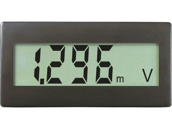VOLTCRAFT DVM330G digitalt måleinstrument for innbygging 0 - 199,9 mV (kan utvides etter ønske med forkobling av motstander)
