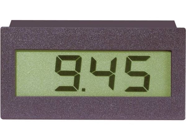 VOLTCRAFT DVM 310 digitalt innbyggingsmåleapparat ±199,9 mV (kan utvides etter ønske ved montering av motstander)