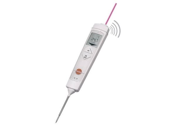 testo 826-T4 infrarødt termometer optikk 6:1 -30 til +300 °C kontaktmåling