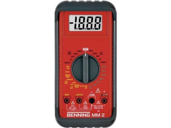 Benning 044028 digital hånd-multimeter CAT III 600 V (antall): 2000