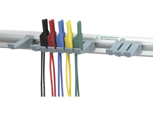 SKS Hirschmann PMS 2 S LMLH Turvatestausjohtosarja [Lamellipistoke 2 mm - Lamellipistoke 2 mm] 1,00 m Musta, Punainen, Sininen, Keltainen, Vihreä 1...