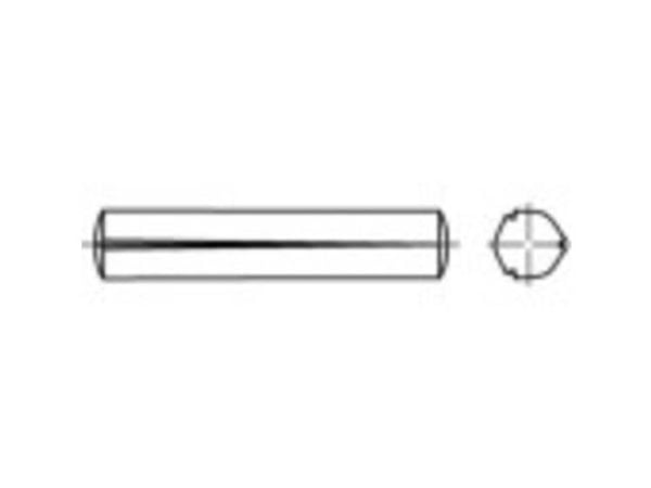 TOOLCRAFT 135994 kamsøm (Ø x L) 6 mm x 28 mm stål 100 stk