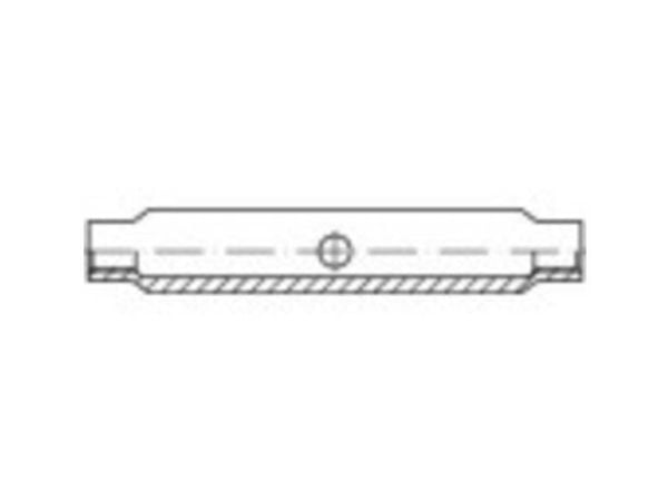 TOOLCRAFT 136565 Spennspennere M36 Stål galvanisert DIN 1478 1 stk