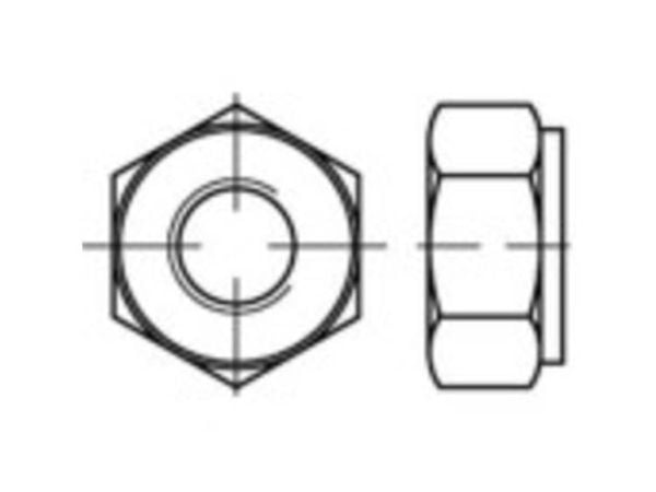 TOOLCRAFT 137619 sekskantmuttere M20 DIN 2510 stål 1 stk
