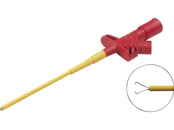 Hirschmann 972306101, Testsond, Orange, Röd, mässing, Nickel, Polybutylentereftalat (PBT), Stål, CAT III, IEC61010, -25 - 80 ° C