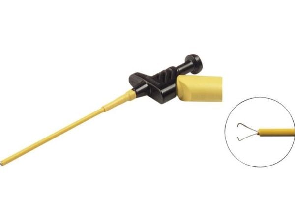Hirschmann Test & Measurement KLEPS 250 sw Sikkerhedskrokodillenæb Stikforbindelse 4 mm CAT II 300 V Sort