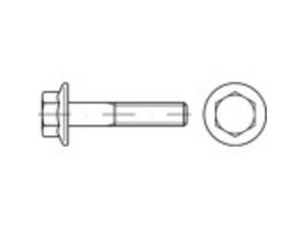 TOOLCRAFT sekskantsskruer med flens M12 x 25 mm utvendig sekskant DIN 6921, stål - 100 stk