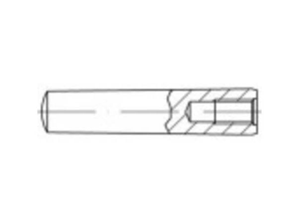TOOLCRAFT 144698 dyppspik (Ø x L) 6 mm x 70 mm stål 25 stk
