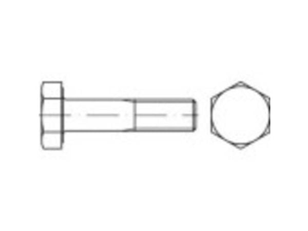TOOLCRAFT 146541 HV-sekskantskruer M16 50 mm utvendig sekskant DIN 14399 stål 1 stk
