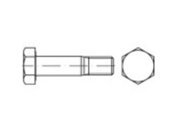 TOOLCRAFT HV-hengeskruer M27, 150 mm, utvendig sekskant DIN 14399, stål, varmgavlavanisert, 1 stk