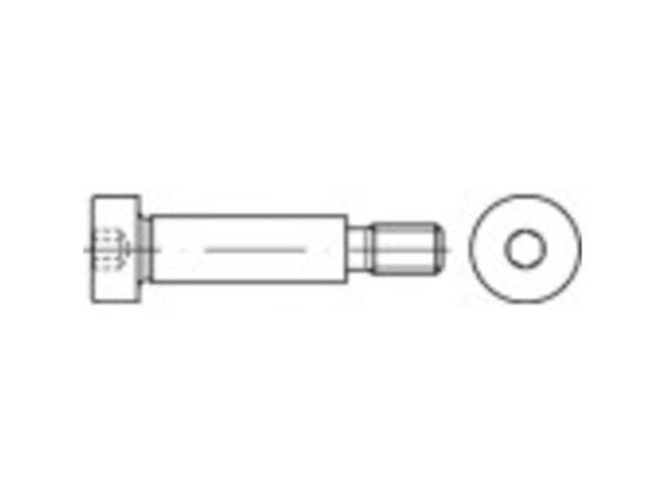 TOOLCRAFT 148010 sporskrue M5 20 mm innvendig sekskant, stål 50 stk.