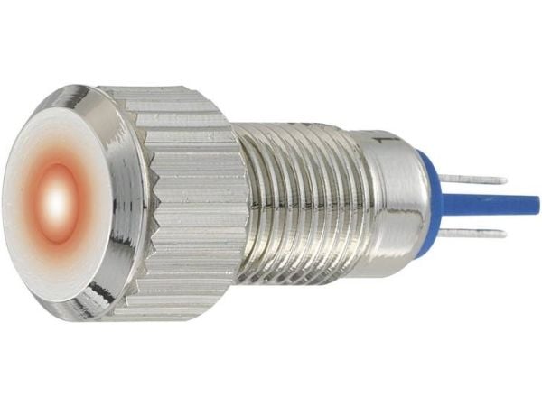 TRU COMPONENTS 149484 LED-merkkivalo Rød 12 V/DC, 12 V/AC 15 mA GQ10F-D/R/ 12V/N