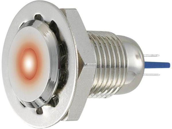 TRU COMPONENTS 149492 LED-merkkivalaisin Punainen 12 V/DC, 12 V/AC, 12 V/AC