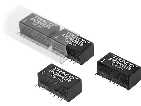 TracoPower TMR 1212 DC/DC-muunnin, piirilevy 12 V/DC 12 V/DC 12 V/DC 167 mA 2 W Lähtöjen määrä: 1 x
