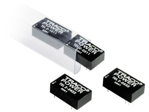TracoPower TEL 2-2411 DC/DC-muunnin, piirilevy 24 V/DC 5 V/DC 400 mA 2 W Lähtöjen määrä: 1 x