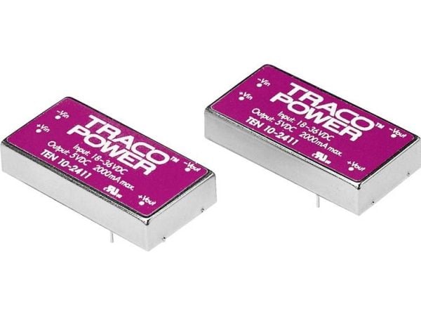 Traco Power TEN 10-1215, 25,4 mm, 10,2 mm, 50,8 mm, 32 g, 10 W, 9-18 V