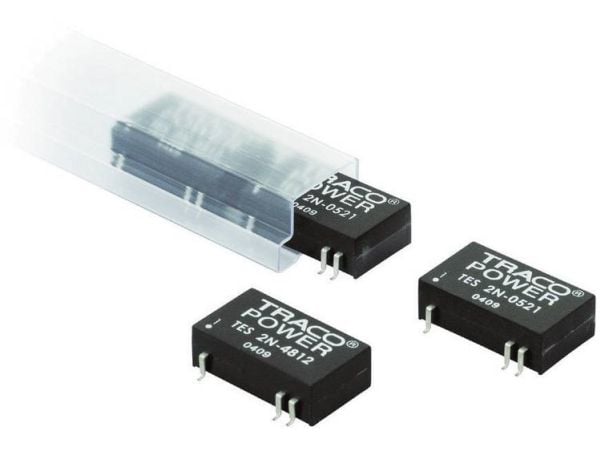 TracoPower TES 2N-2411 DC/DC-muunnin, SMD 24 V/DC 5 V/DC 400 mA 2 W Lähtöjen lukumäärä: 1 x